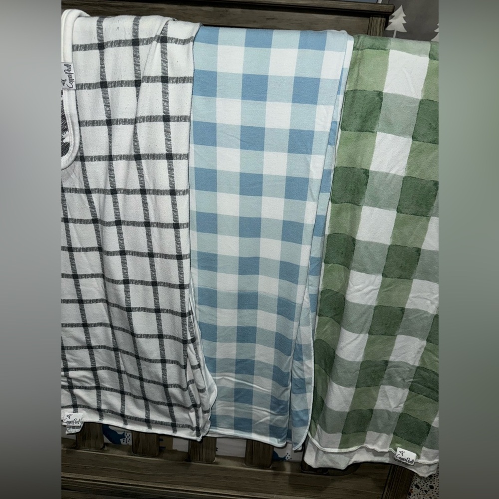 Copper Pearl Boy Swaddle Blanket Lot